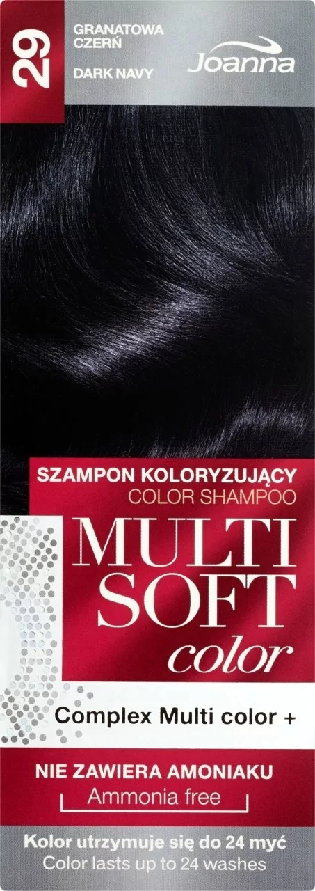 multi soft color szampon koloryzujący czarny