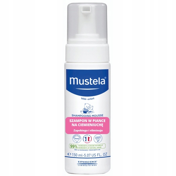 mustela bebe 150ml szampon w piance dla noworodków opinie