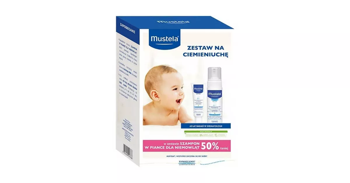 mustela bebe szampon w piance 150 ml