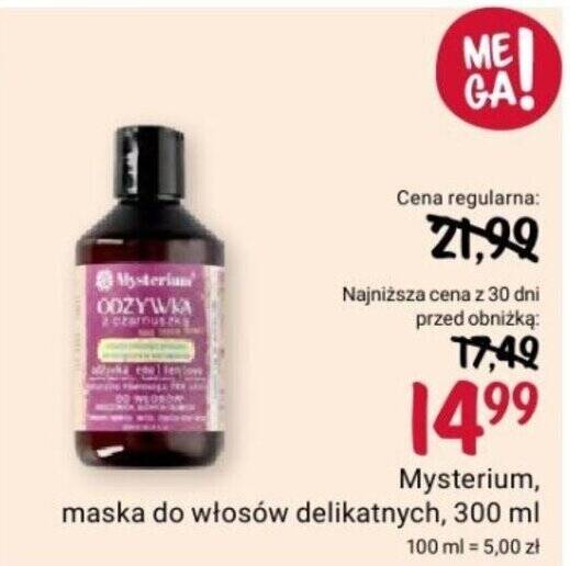 mysterium szampon rossmann