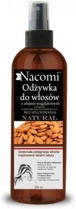 nacomi odżywka do włosów bez spłukiwania z olejem arganowym 200ml