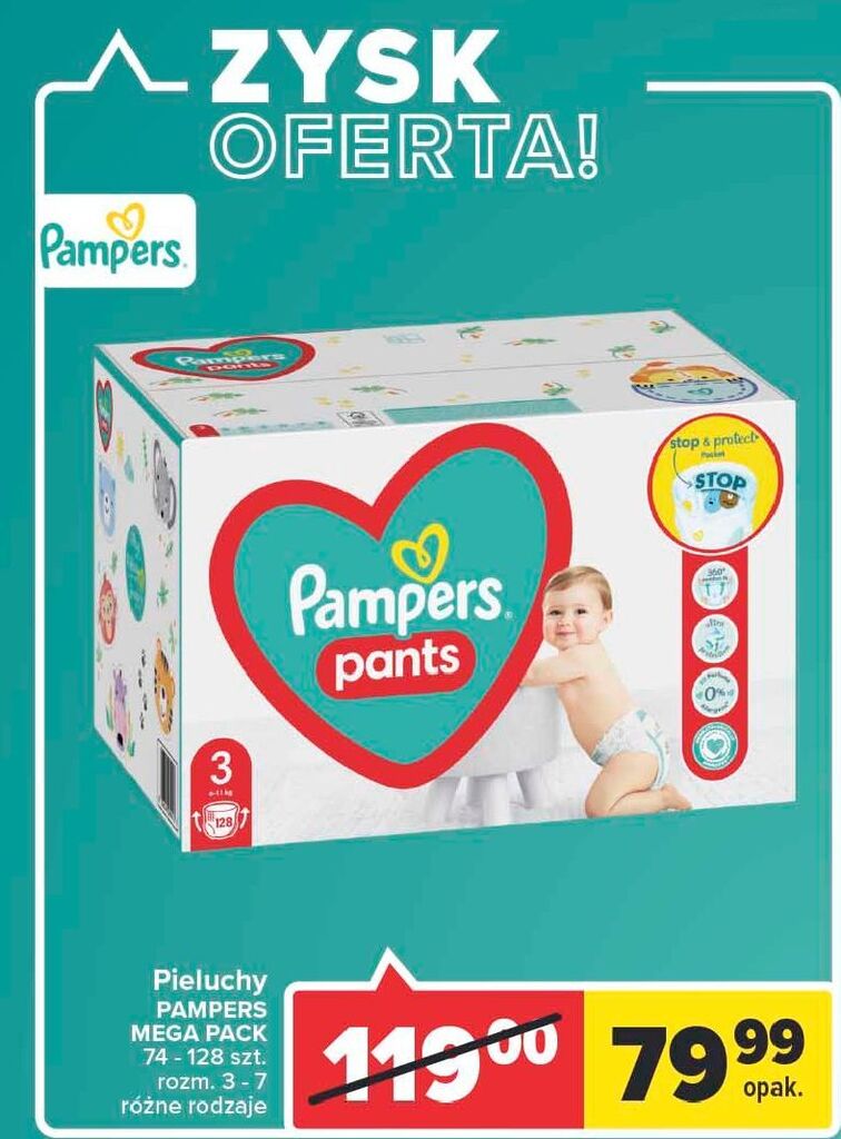 najlepsze promocje na pampers 3 market