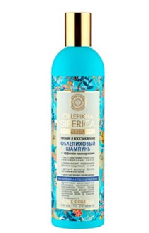 natura siberica szampon do włosów zniszczonych 400ml seria rokitnikowa