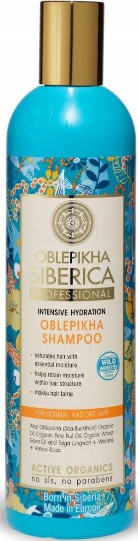 natura siberica szampon do włosów zniszczonych 400ml seria rokitnikowa