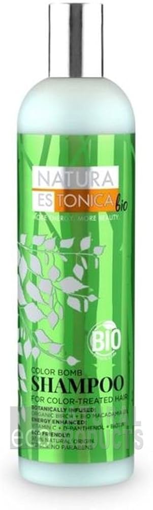 naturalny szampon natura estonica bio color bomb shampoo opinie