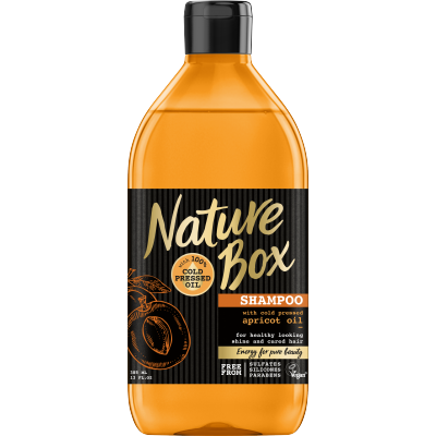 nature box nadający objętości szampon z olejem z moreli