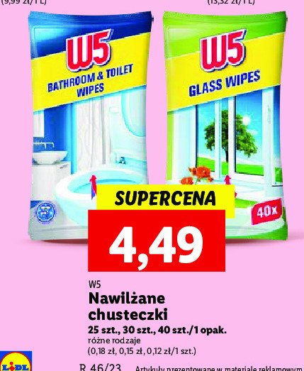 nawilżane chusteczki do toalety lidl