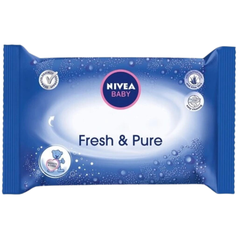 nivea baby chusteczki nawilżane fresh & pure 5 1