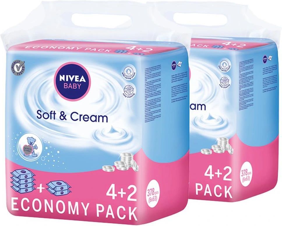 nivea baby chusteczki nawilżane soft & creme opinie