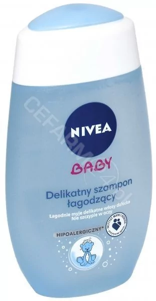 nivea baby delikatny szampon łagodzący skład