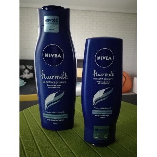 nivea hairmilk szampon wizaz