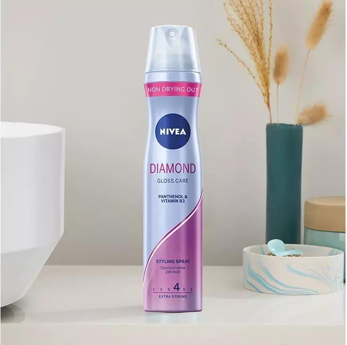 nivea lakier do włosów diamond gloss 5