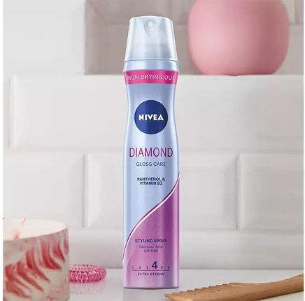 nivea lakier do włosów diamond gloss