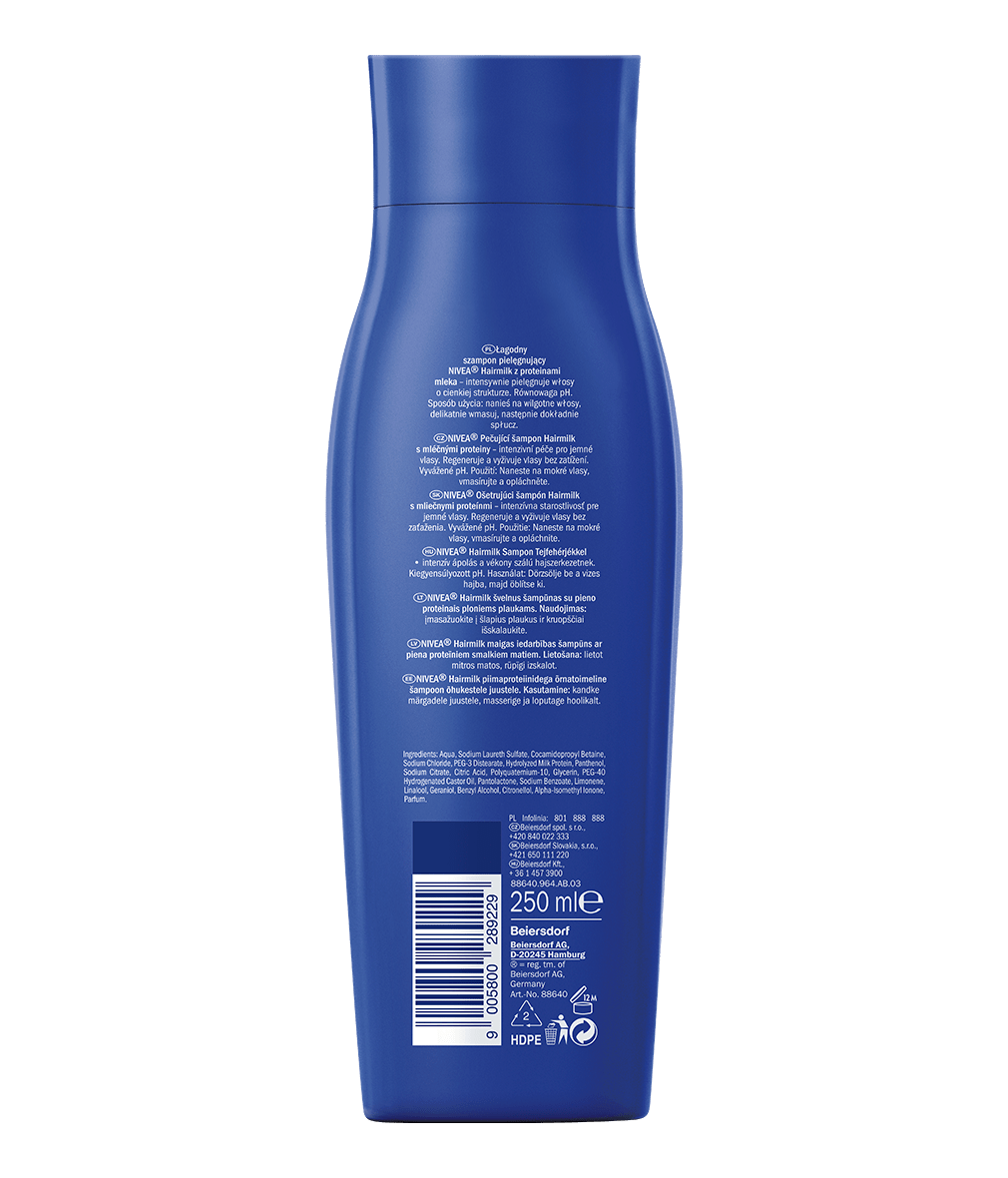 nivea mleczny szampon wlosy cienkie