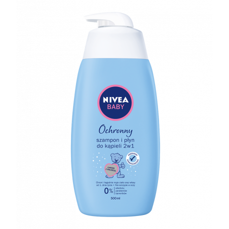 nivea ochronny szampon i płyn do kąpieli 500ml