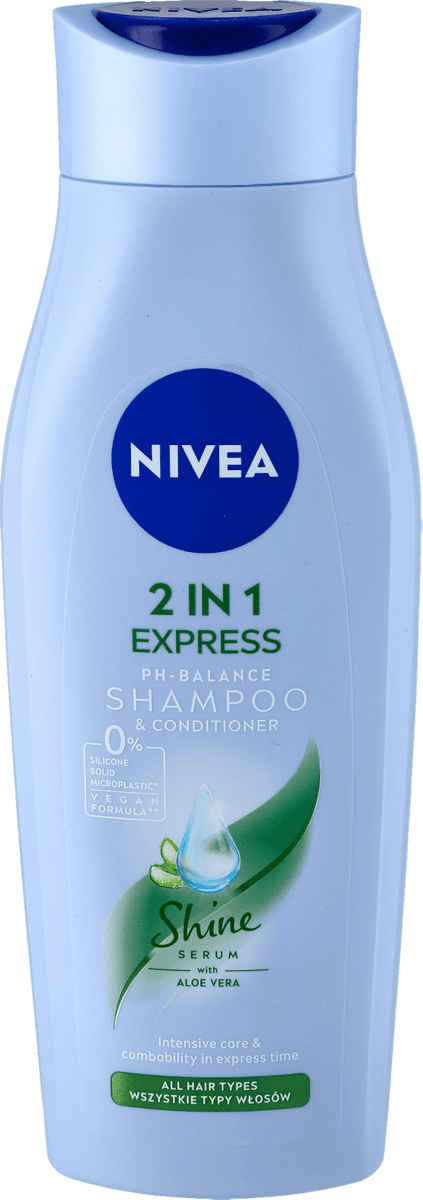 nivea szampon z odżywką 2in1 express