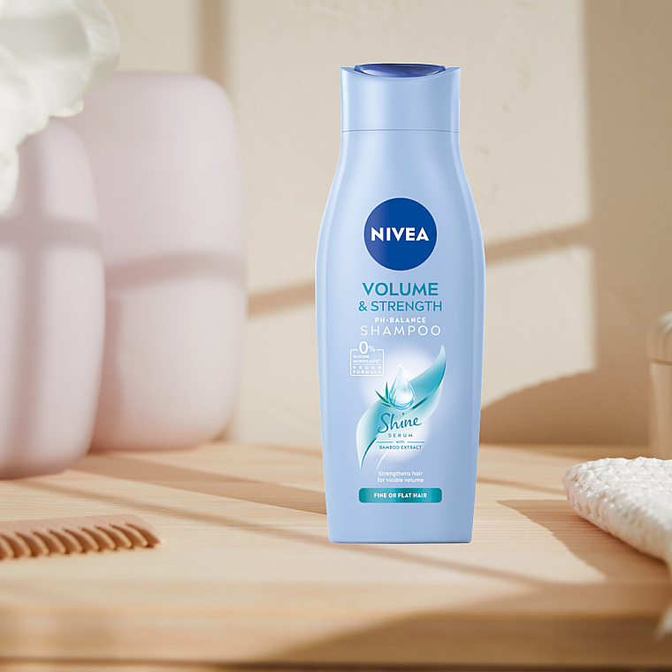 nivea volume care szampon pielęgnujący do włosów cienkic