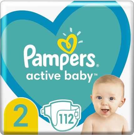 nowe pieluchy pampers active baby dry 2x