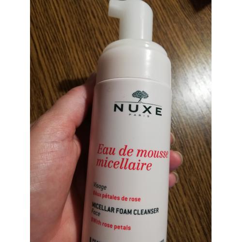 nuxe eau de mousse pianka micelarna do oczyszczania twarzy