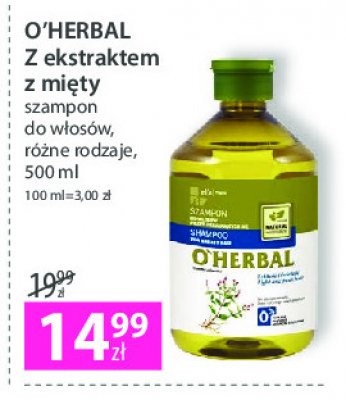 o herbal szampon mięta