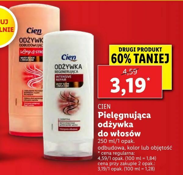 odżywka do włosów lidl