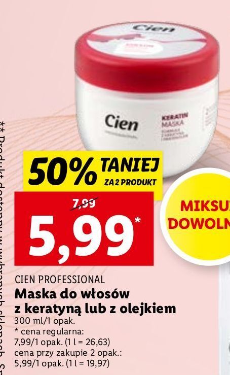 odżywka do włosów lidl keratyna