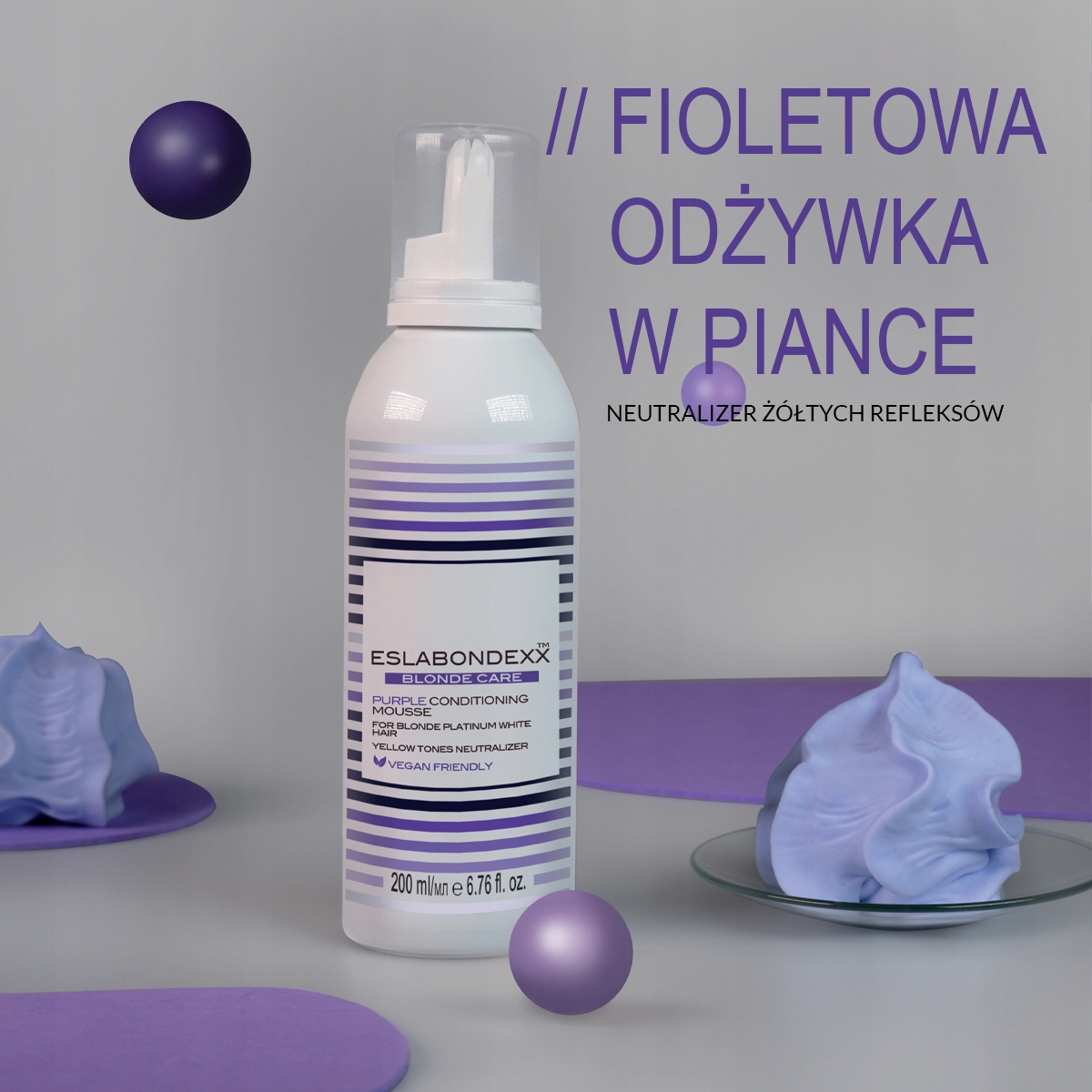 odżywka do włosów w piance waniliowa