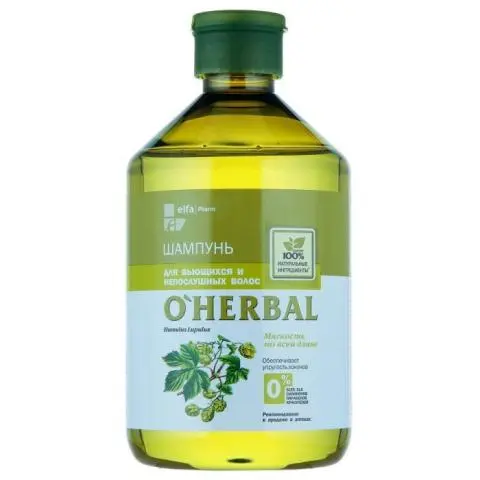 oherbal włosów kręconych szampon do