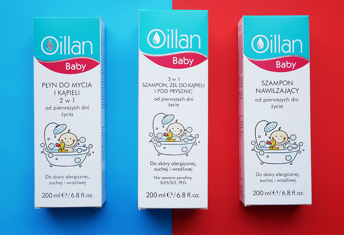 oillan baby szampon nawilżający od urodzenia 200ml srokao