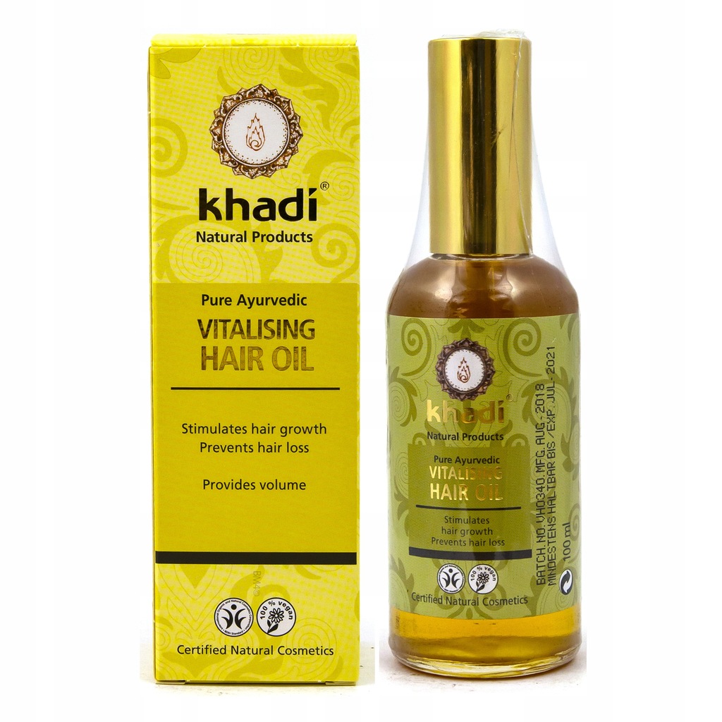 olejek do włosów khadi vitalising hair oil