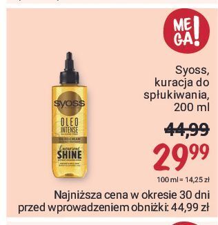 olejek do włosów syoss rossmann