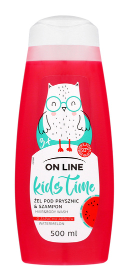 on line kids time szampon i żel pod prysznic 2w1