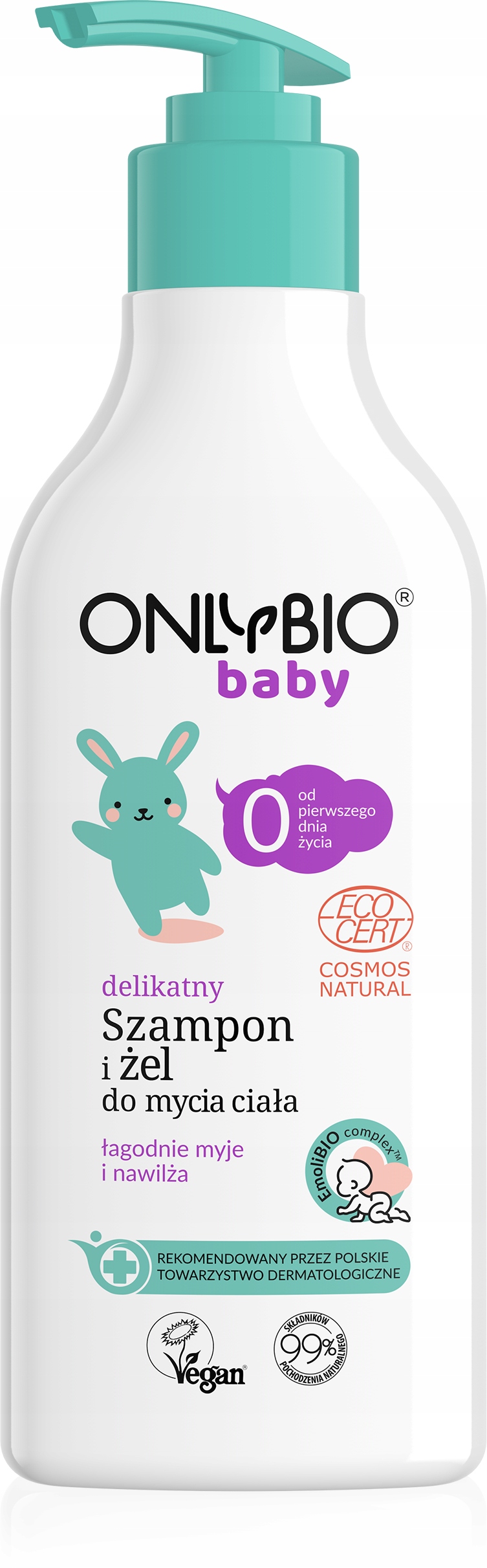 onlybio szampon dla dzieci do 3 roku życia 200ml