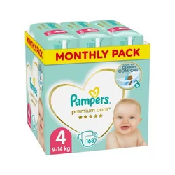 paczka pieluchy pampers care 4 160 szt