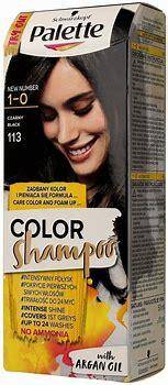 palette color shampoo szampon koloryzujący 113 czarny