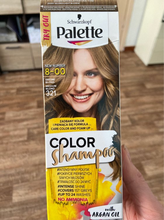 palette średni blond szampon koloryzujacy