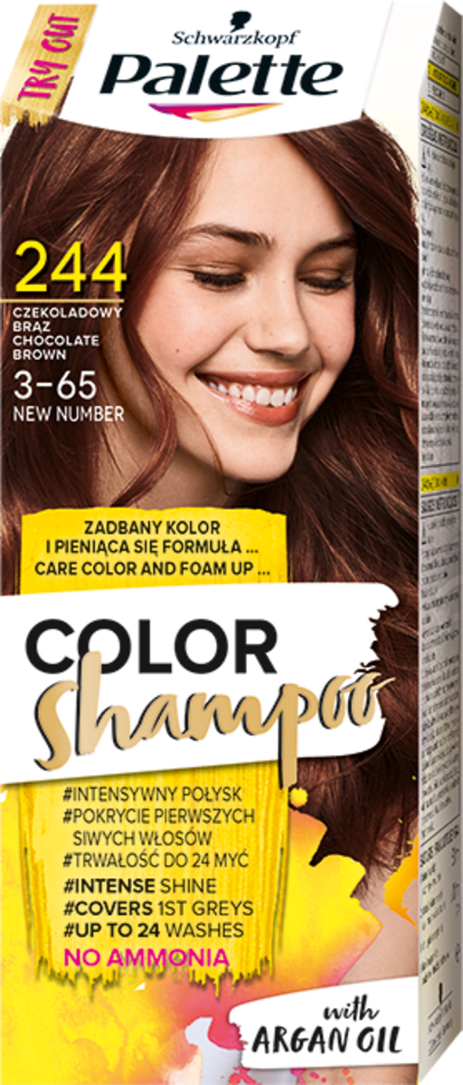 palette szampon koloryzujący średni blond