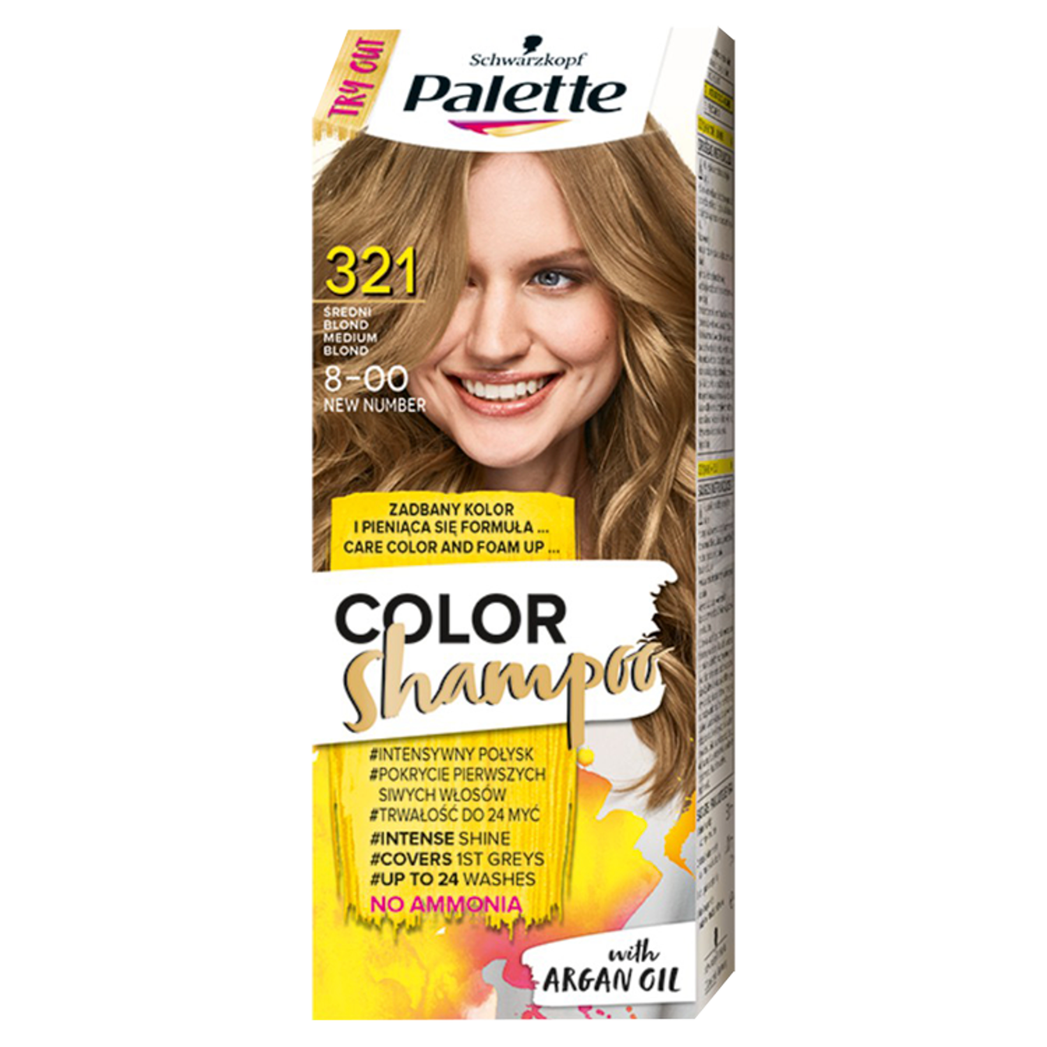 palette szampon średni blond