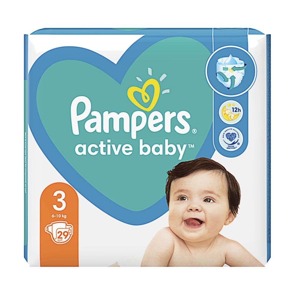 pamper 3 active baby