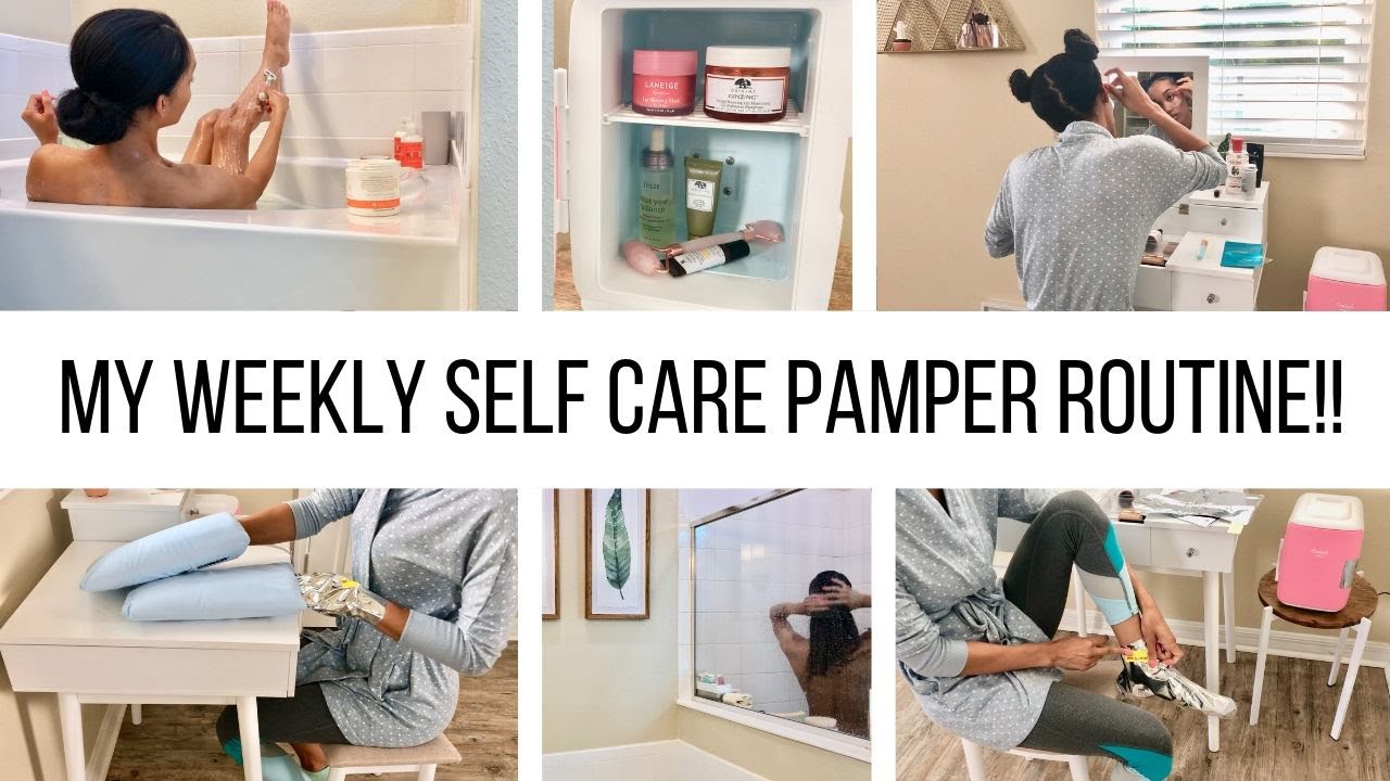 pamper night routine tłumacz