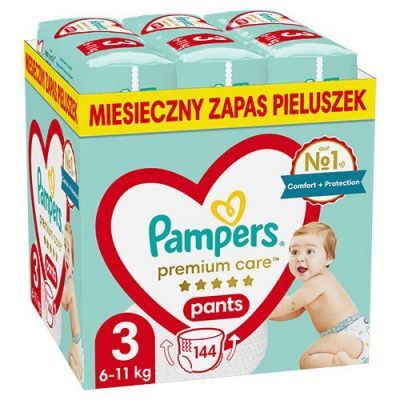 pampers 144 sztuki cena