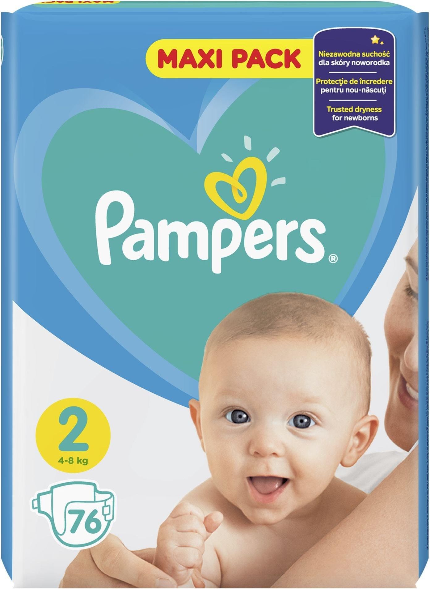 pampers 2 76 sztuk