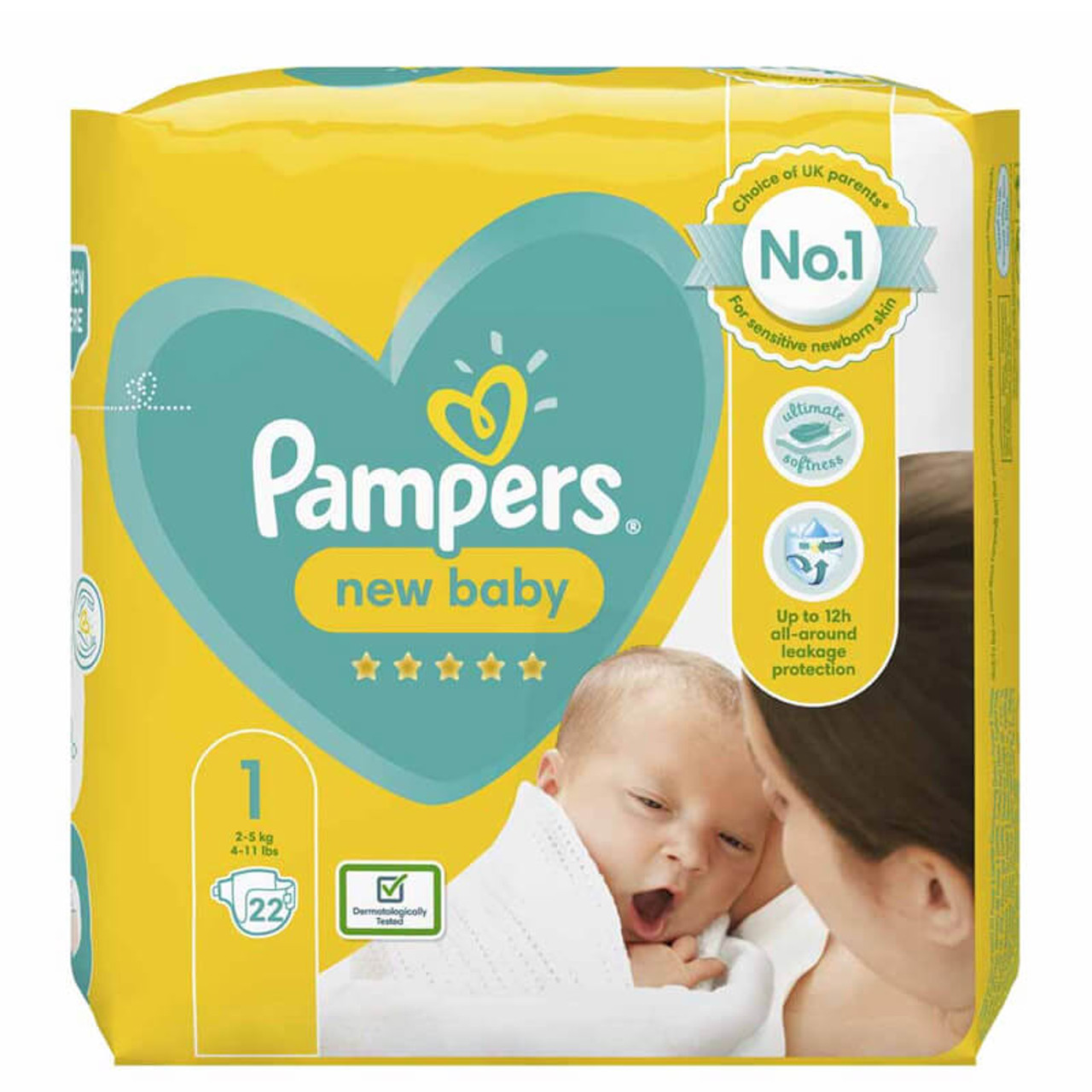 pampers 2 new baby dry 72 szt