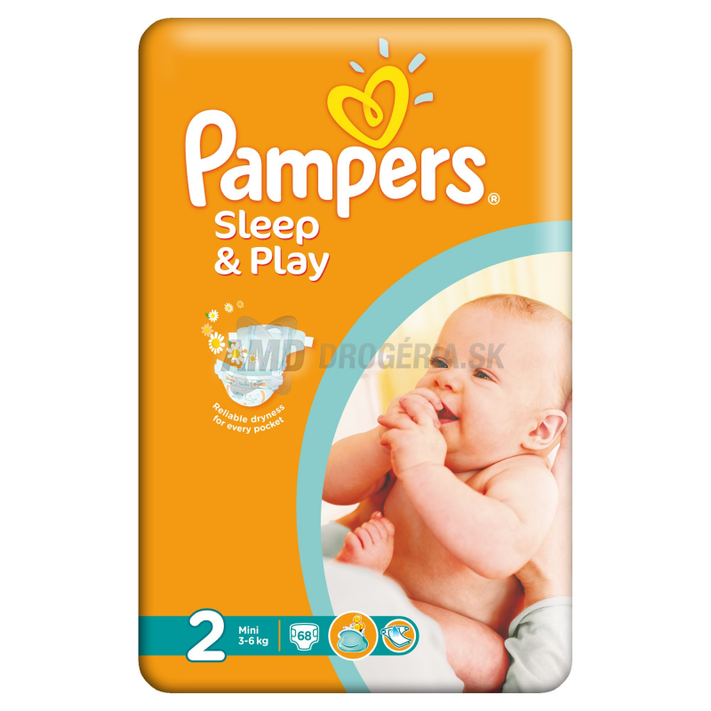 pampers 2 sleep and play mini 3-6kg 70 ks