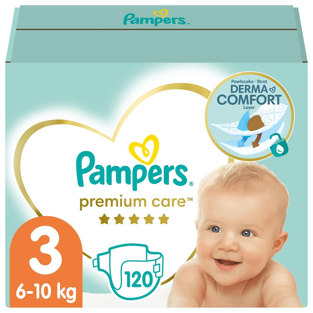 pampers 3 120 sztuk