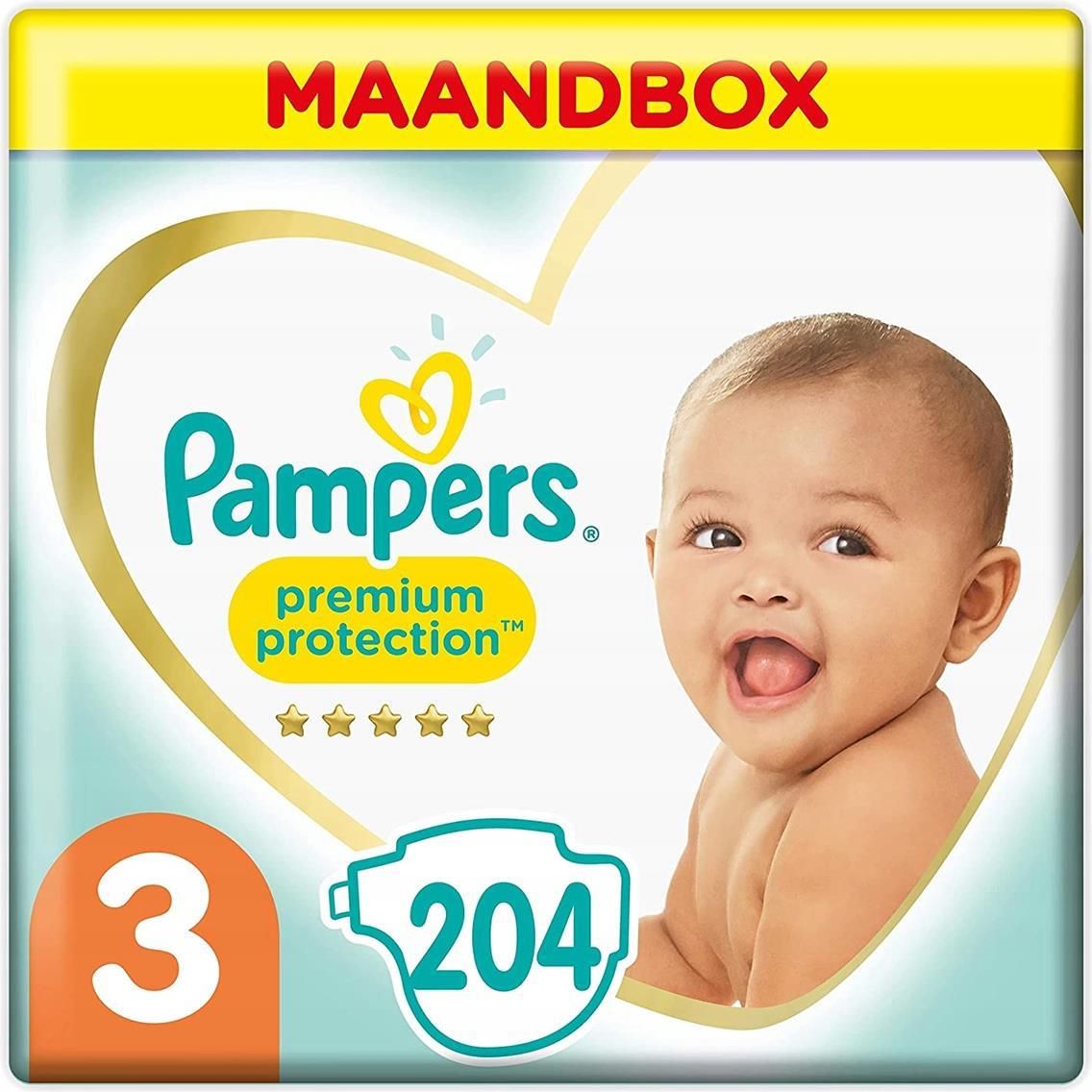 pampers 3 204szt ceneo