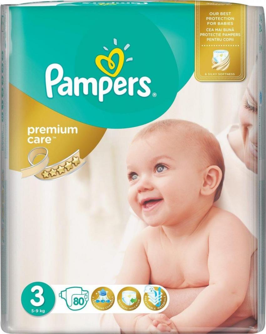 pampers 3-5 kg 80szt