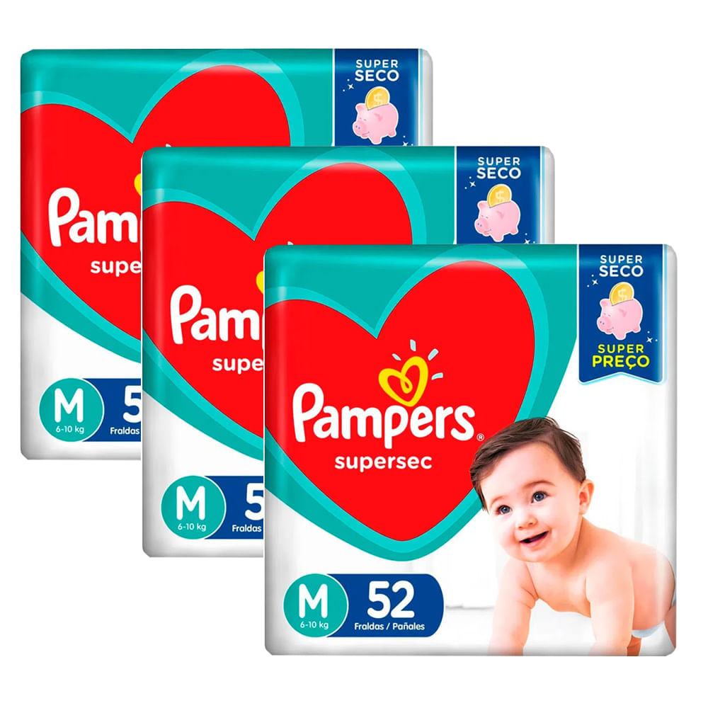 pampers 3 52 szt