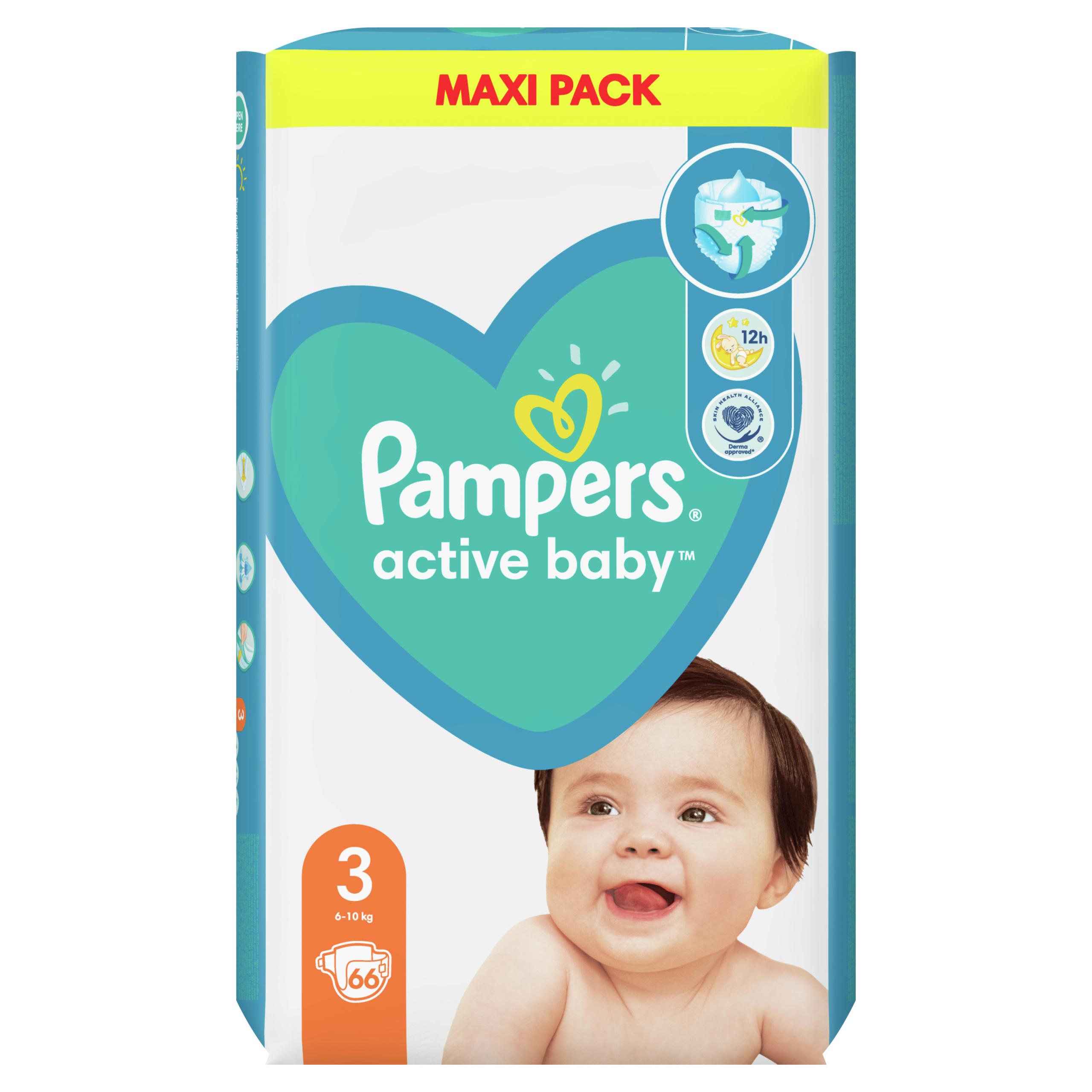 pampers 3 allegro 66 sztuk