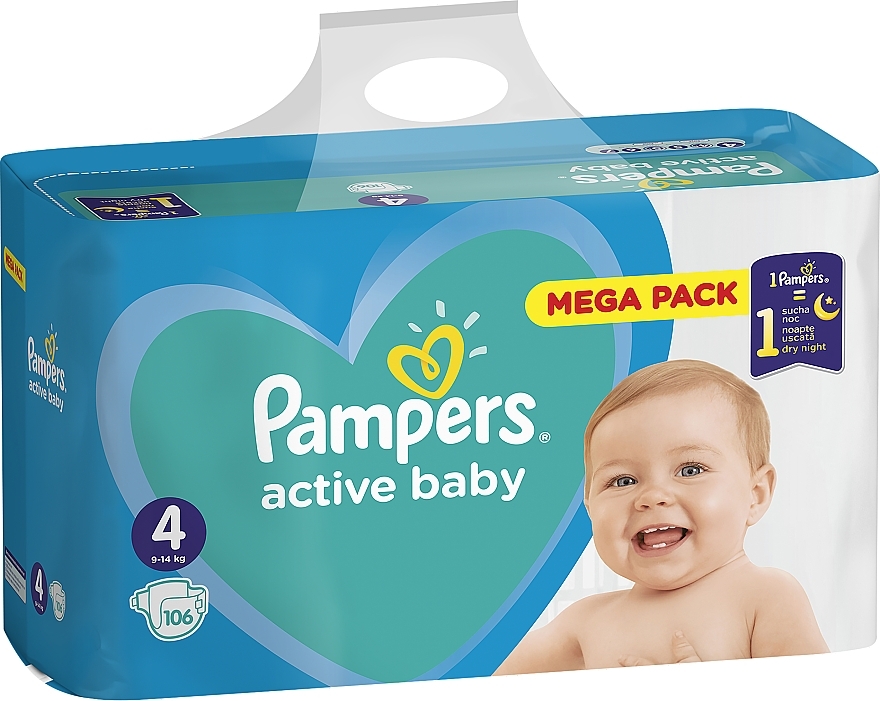 pampers 4 106szt